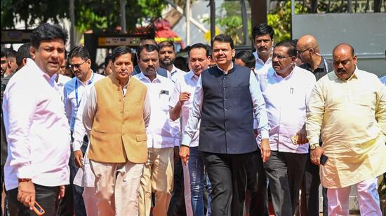 Speaking in the state assembly on Wednesday, chief minister Devendra Fadnavis said the BNS Act covers all the provisions of the Shakti Act except two, which will be covered by the new bill. (Raju Shinde/HT Photo)