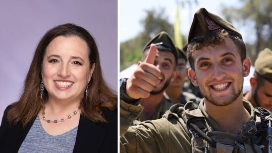 American mom Naomi Feifer-Weiser (L), whose soldier son Roey Weiser (R) died in Israel calls out UN's conduct towards her (Naomi Feifer-Weiser/Facebook)