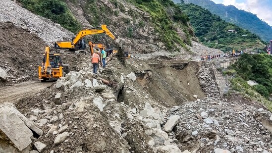 Mangan District Collector Anant Jain said the landslides occurred along the crucial Chungthang-Lachen route on Tuesday night, leaving tourists headed for Lachen stuck midway. (Photo for representation) (ANI)