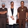 కిమ్స్-సన్‌షైన్ హాస్పిటల్స్ మేనేజింగ్ డైరెక్టర్, ప్రముఖ రోబోటిక్ జాయింట్ రీప్లేస్‌మెంట్ సర్జన్ డాక్టర్ ఎ.వి. గురవారెడ్డి, కిమ్స్-సన్‌షైన్ హాస్పిటల్స్ షోల్డర్ అండ్ స్పోర్ట్స్ సర్జరీ డైరెక్టర్ డాక్టర్ చంద్రశేఖర్, సహచర వైద్య నిపుణులు