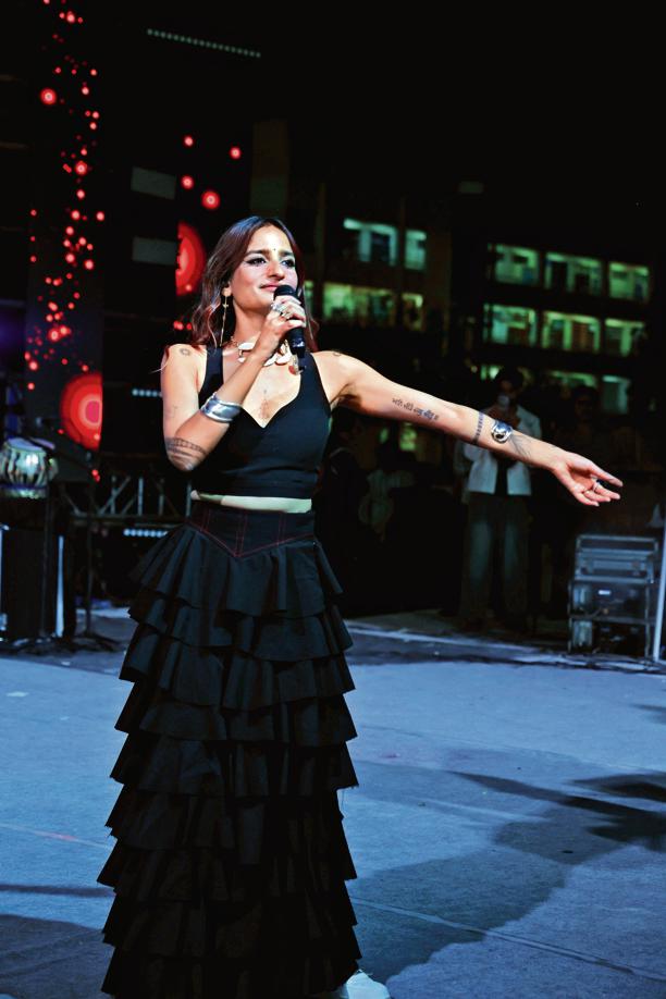 Rashmeet Kaur performed on Day 2. (Photo: Manoj Verma/HT)