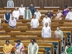 A view of the Lok Sabha during the Budget Session of Parliament, in New Delhi on Wednesday. (Sansad TV/ANI Video Grab) A view of the Lok Sabha during the Budget Session of Parliament, in New Delhi on Wednesday. (Sansad TV/ANI Video Grab)