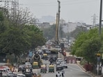 According to officials, the planned roads aim to ensure smooth movement of vehicles along the alignment during construction of the metro. (Parveen Kumar/HT)