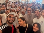 Ranveer Singh and Deepika Padukone recently went to a Mumbai restaurant. 