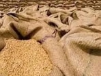 Each kit will contain wheat, 2 kg channa dal, 2 kg sugar, 1 kg salt, 1 litre mustard oil, and 200 grams turmeric. (HT Photo)
