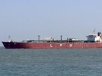 LPG tanker ‘Shivalik’ arrives at Mundra Port in Gujarat on March 16 after safely crossing the Strait of Hormuz in Gujarat. (PTI)