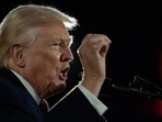 S President Donald Trump speaks during the National Republican Congressional Committee's annual fundraising dinner in Washington DC