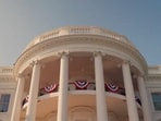 View of the White House seen amid speculations about social media hacking. View of the White House seen amid speculations about social media hacking.