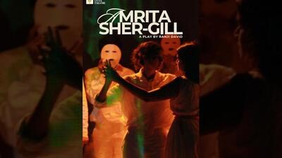 A 30-member cast and crew delivers a play that dwells into psyche of the artist who was exploring expression of inner landscapes. (Image shourced from BookMyShow) A 30-member cast and crew delivers a play that dwells into psyche of the artist who was exploring expression of inner landscapes. (Image shourced from BookMyShow)