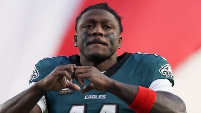 AJ Brown’s future with the Eagles remains uncertain amid growing trade talk (IMAGN IMAGES via Reuters Connect)
