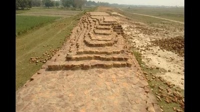 Balirajgarh excavation site in Madhubani district in Bihar. (HT File) Balirajgarh excavation site in Madhubani district in Bihar. (HT File)