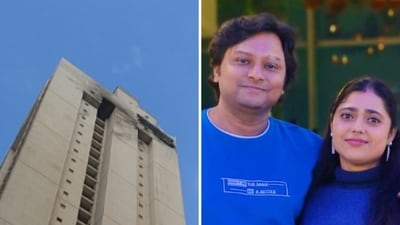 Prithwish Dasgupta and Saswati Banerjee, an Indian couple living in Bahrain. (Prithwish Dasgupta) Prithwish Dasgupta and Saswati Banerjee, an Indian couple living in Bahrain. (Prithwish Dasgupta)