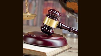 Judge`s gavel and law books.constitutional crisis (HT File)