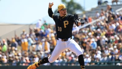 Pittsburgh Pirates starting pitcher Paul Skenes (30) throws a pitch during the first inning against the Toronto Blue Jays (IMAGN IMAGES via Reuters Connect)