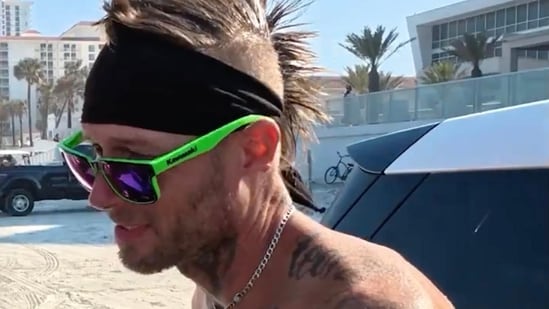 Officials said Grove initially “played it real cool” but later admitted he was wanted in connection with an incident involving his child. (Volusia Sheriff's Office)