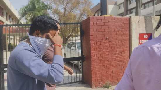 The bank’s relationship manager, Dilip Kumar Raghav, was arrested on Wednesday and sent to four-day police custody on Thursday. (HT)