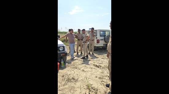 The incident occurred around 9 am in the village when one group attempted to take possession of a disputed agricultural land, police said. (HT Photo)