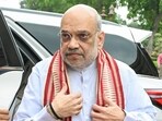 Shah left the airport in a convoy at 2 am for a city hotel, where he was received by senior state BJP leaders.
