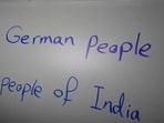 The mission also shared images of handwritten notes that read, "thank you German people, thank you people of India". Another image expressed thanks to Spain and Pakistan as well.