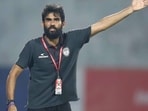 India football coach Khalid Jamil was denied entry inside the JLN Stadium. India football coach Khalid Jamil was denied entry inside the JLN Stadium.