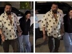 Sanjay Dutt was seen on a family outing in Mumbai recently, where he lost his cool over photographers.