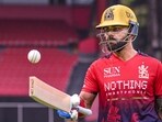 RCB's Virat Kohli during a practice session.