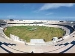 Punjab Kings will face Gujarat Titans on March 31, Sunrisers Hyderabad on April 11, Lucknow Super Giants on April 19 and Rajasthan Royals on April 28 at the New Chandigarh stadium in Mohali. (HT Photo)