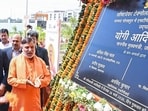 Uttar Pradesh chief minister Yogi Adityanath at the inauguration of 71st centre of Software Technology Parks of India in Gorakhpur on Thursday. (ANI PHOTO) Uttar Pradesh chief minister Yogi Adityanath at the inauguration of 71st centre of Software Technology Parks of India in Gorakhpur on Thursday. (ANI PHOTO)