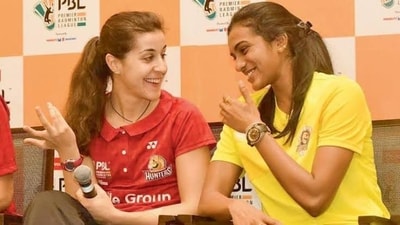 PV Sindhu paid tribute to Carolina Marin.