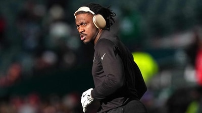 AJBrown named Eagles’ most overpaid player. (Getty Images via AFP) AJBrown named Eagles’ most overpaid player. (Getty Images via AFP)