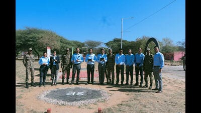 In Pune, a separate field-level exercise was conducted at Aundh Military Station. (HT)