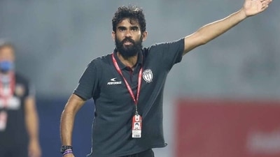 India football coach Khalid Jamil was denied entry inside the JLN Stadium. (ISL) India football coach Khalid Jamil was denied entry inside the JLN Stadium. (ISL)