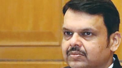 Mumbai, India - July 16, 2022: Dy CM Devendra Fadnavis and CM Eknath Shinde interact with media during a press conference at Sahyadri Guest House, in Mumbai, India, on Saturday, July 16, 2022. (HT Photo / Hindustan Times) (Hindustan Times) Mumbai, India - July 16, 2022: Dy CM Devendra Fadnavis and CM Eknath Shinde interact with media during a press conference at Sahyadri Guest House, in Mumbai, India, on Saturday, July 16, 2022. (HT Photo / Hindustan Times) (Hindustan Times)