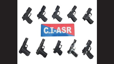 The rising influx of Pakistan’s Khyber Pass-manufactured Glock-style pistols has become a fresh challenge for Punjab Police, with gangsters moving away from country-made ‘desi katas’ once sourced from Madhya Pradesh. (HT Photo) The rising influx of Pakistan’s Khyber Pass-manufactured Glock-style pistols has become a fresh challenge for Punjab Police, with gangsters moving away from country-made ‘desi katas’ once sourced from Madhya Pradesh. (HT Photo)
