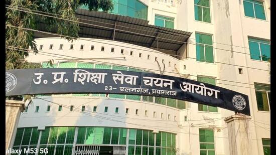 The Prayagraj-headquartered Uttar Pradesh Education Service Selection Commission. (HT photo)