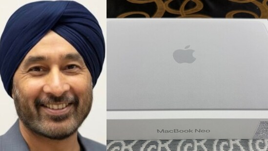 An ex-Google MD posted about gifting his dad a MacBook, but the father insisted the box must not be discarded. (X/@parrysingh)