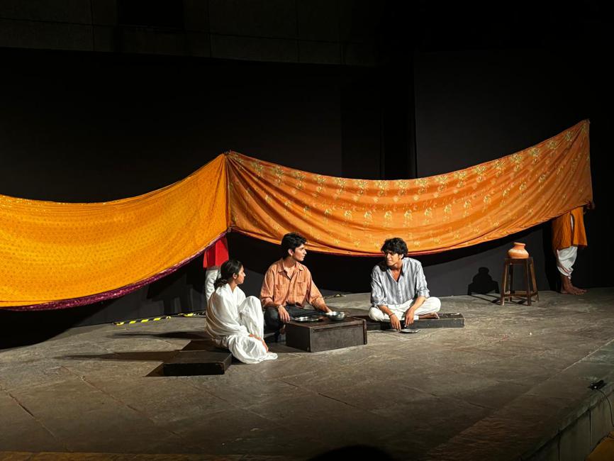 Hansraj College’s dramatics society recently performed at the India Habitat Centre Collegiate Theatre Festival 2026. Hansraj College’s dramatics society recently performed at the India Habitat Centre Collegiate Theatre Festival 2026.