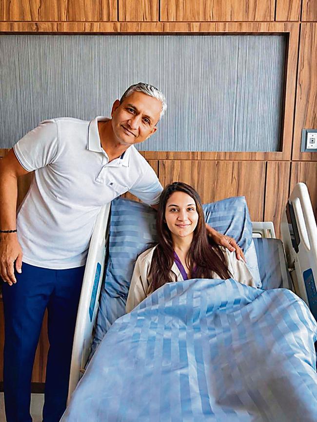Anaya Bangar with father Sanjay Bangar post her gender-affirming surgery (Photos: Instagram/ anayabangar) Anaya Bangar with father Sanjay Bangar post her gender-affirming surgery (Photos: Instagram/ anayabangar)