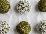 Matcha coconut energy balls are a healthy snack free from any ultra-processed ingredients. 