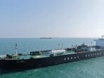 Jag Vasant LPG tanker reaches Vadinar port safely following Iran-approved Strait of Hormuz transit; 47,000 tonnes of LPG to be offloaded. (ANI)