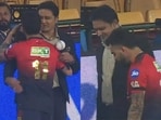 Virat Kohli hugs Anil Kumble ahead of SRH clash.