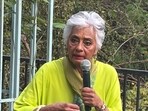 Nandi speaking at Antler Woods. (PHOTO: VIKRAM JIT SINGH)