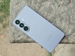 Samsung Galaxy S26 packs flagship features into a refined compact design.(Amit Rahi - HT)
