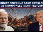 India drops stunning BRICS message for Trump amid Iran threats India drops stunning BRICS message for Trump amid Iran threats
