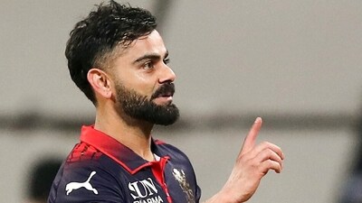 Virat Kohli celebrates after winning the IPL 2026 match against Sunrisers Hyderabad. (ANI Photo) Virat Kohli celebrates after winning the IPL 2026 match against Sunrisers Hyderabad. (ANI Photo)