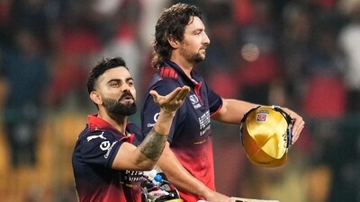 Royal Challengers Bengaluru got their title defence off to a sterling start, hardly breaking a sweat as they chased down 202 in 15.4 overs. The bowling contained the dangerous SRH batting, before Virat Kohli and Devdutt Padikkal ensured the chase was easy work for a win in the IPL opener. (AP) Royal Challengers Bengaluru got their title defence off to a sterling start, hardly breaking a sweat as they chased down 202 in 15.4 overs. The bowling contained the dangerous SRH batting, before Virat Kohli and Devdutt Padikkal ensured the chase was easy work for a win in the IPL opener. (AP)