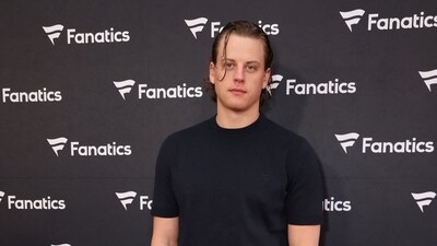Joe Burrow attends the 2026 Fanatics Super Bowl Party. (Getty Images via AFP)