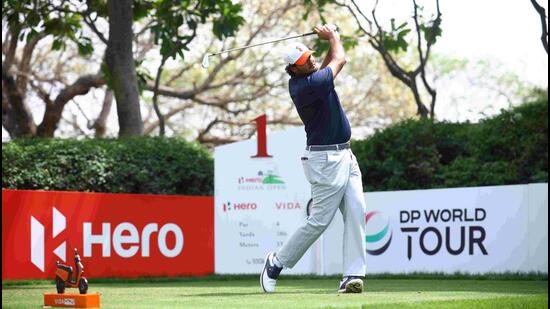 Eugenio Chacarra shot a 2-under 70 to stay ahead of South Africa’s MJ Daffue and England’s Alex Fitzpatrick. (Hero Indian Open)