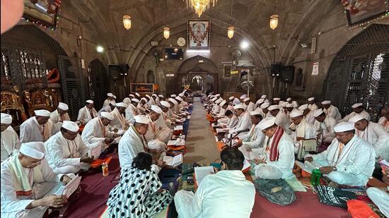 Participants have travelled from across Maharashtra as well as neighbouring regions such as Belagavi and Nipani. (HT)