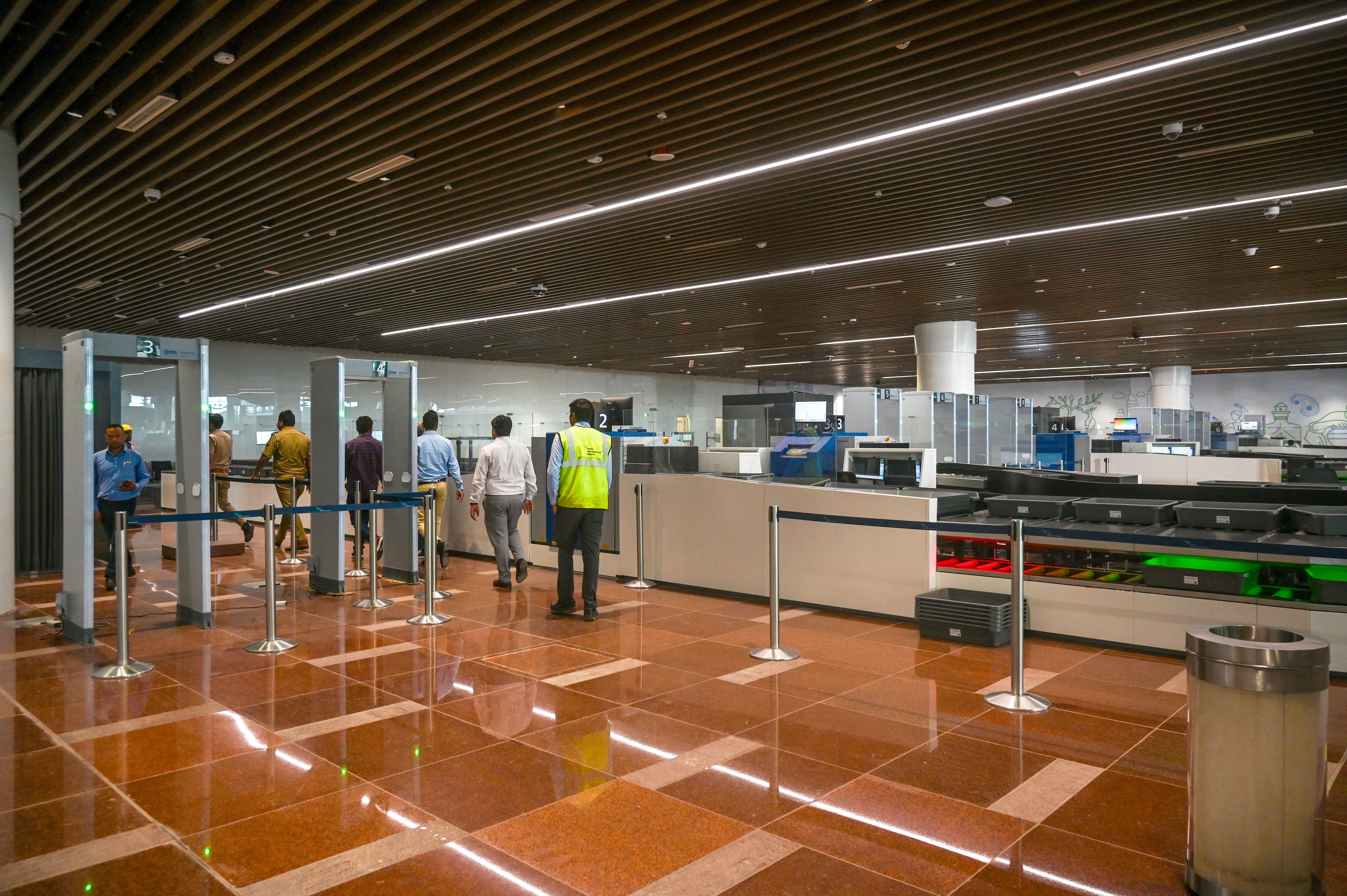Officials said the airport has been planned as a multi-modal transport hub. (Sunil Ghosh/HT)
